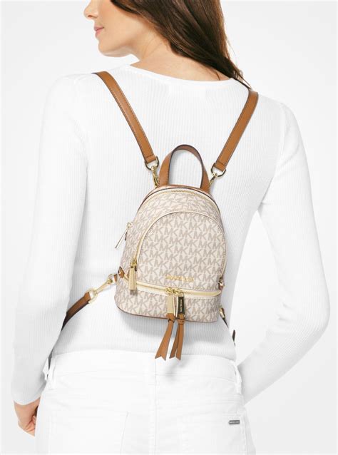 michael michael kors rhea backpack charm|Michael Kors rhea mini.